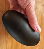 Black Shiva Lingham Altar Stone or if used in a pair a Hand Stone