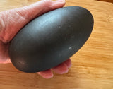 Black Shiva Lingham Altar Stone or if used in a pair a Hand Stone