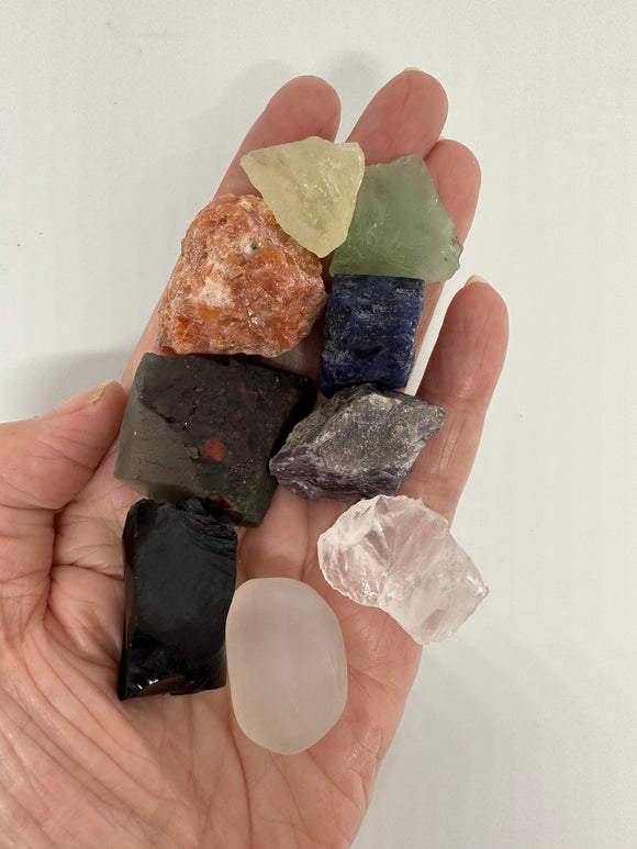 Chakra Set - Raw Crystals (6)