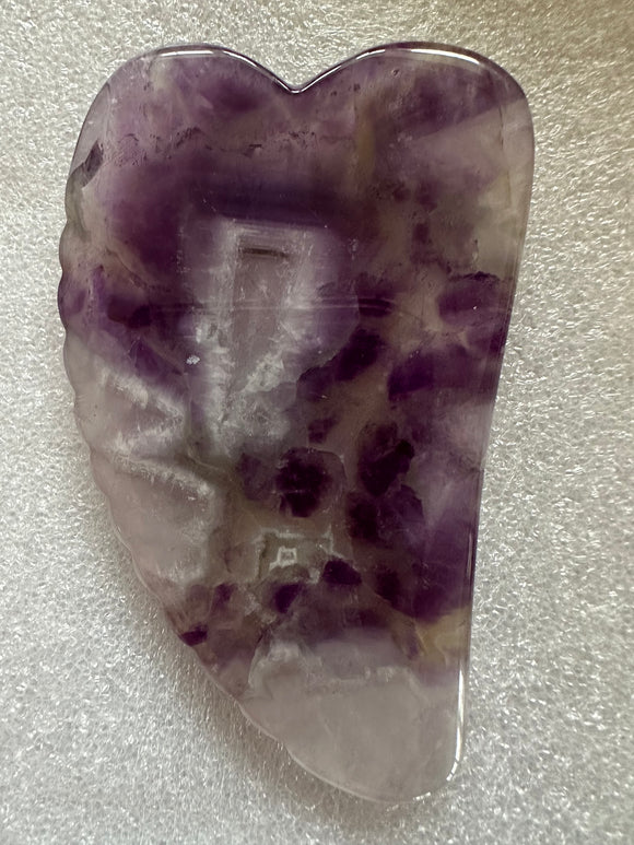 Gua Sha Amethyst - Sawtooth